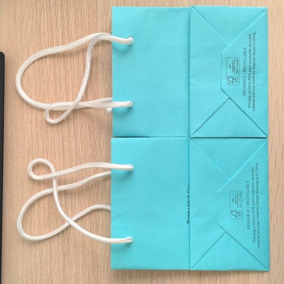 Tiffany & Co. Gift Shopping Bags (2) - Picture 2 of 4